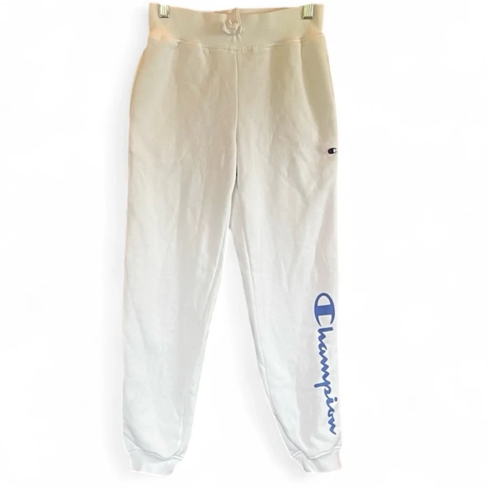 Champion Kids White Jogger Pants size Medium 10/12